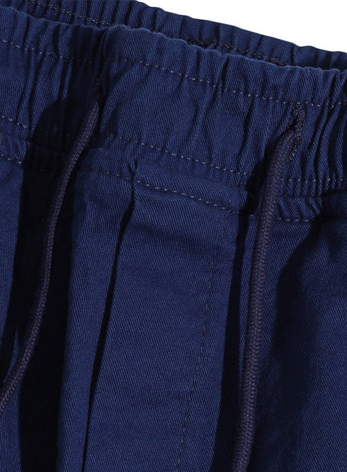 Marine Blue Cargo Pant - Khotwh